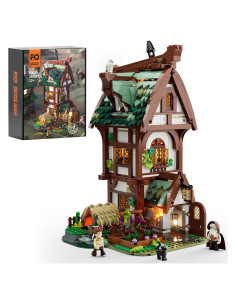 Set de Construcción Tienda de Herboristería FUNWHOLE 1470 Pcs