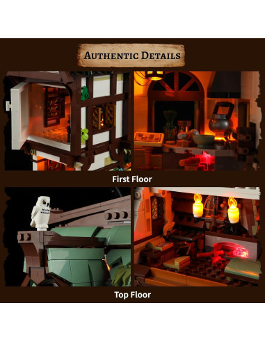 Set de Construcción Tienda de Herboristería FUNWHOLE 1470 Pcs