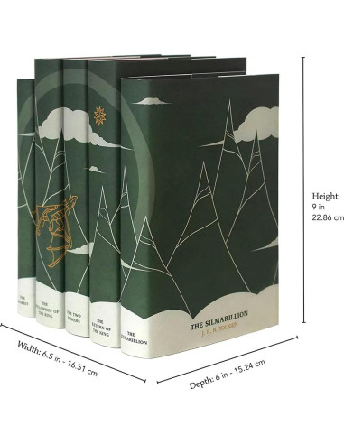 Conjunto de Libros El Señor de los Anillos Juniper 5 Volúmenes
