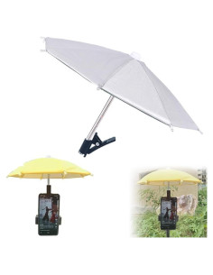 Paraguas para Teléfono RUIYUE UV 50+ Soporte Ventosa Blanco