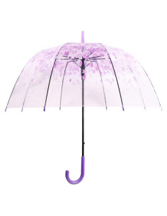 Paraguas Transparente Burbuja Gxybb Flores de Cerezo 81cm
