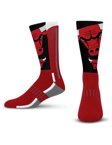 Calcetines Crew Chicago Bulls For Bare Feet Talla 8-13
