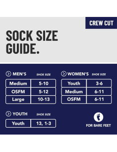 Calcetines Crew Chicago Bulls For Bare Feet Talla 8-13 2