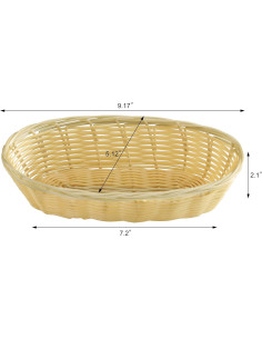 Cestas para Servir Alimentos Nuevo Star 44218 22.86x10.8 cm Juego 12 2