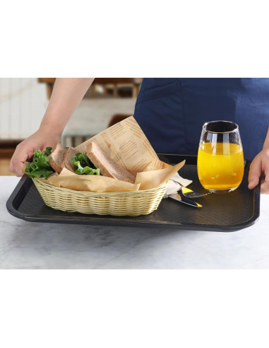 Cestas para Servir Alimentos Nuevo Star 44218 22.86x10.8 cm Juego 12