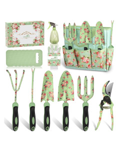Set de Jardinería WisaKey 10 Piezas con Bolsa y Guantes