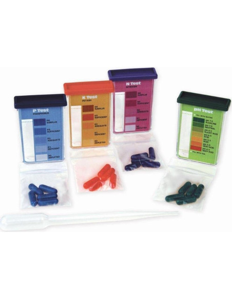 Kit de Prueba de Suelo Rapitest 20 Pruebas pH, N, P, K