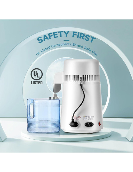 Destilador de Agua CO-Z 4L Purificador de Escritorio