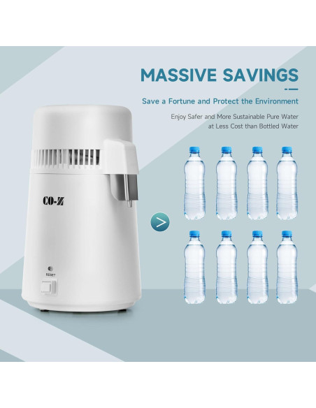 Destilador de Agua CO-Z 4L Purificador de Escritorio