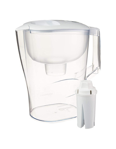 Jarra de Agua Amazon Basics 10 Tazas con Filtro Brita
