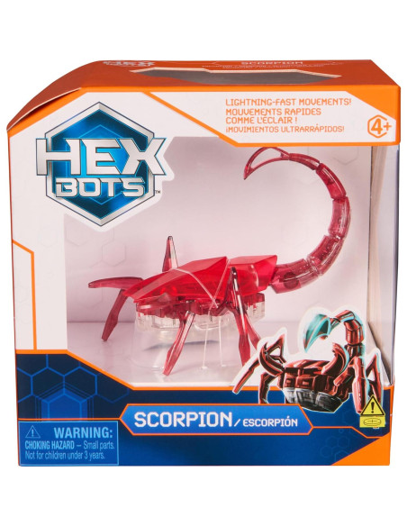Escorpión Robótico HEX BOTS con Baterías Recargables Escorpión Robótico HEX BOTS con Baterías Recargables