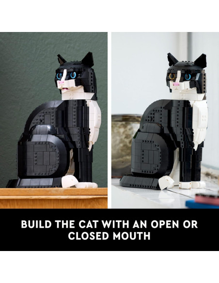 LEGO Ideas Gato Tuxedo 21349 - Set de Construcción 1710 Piezas