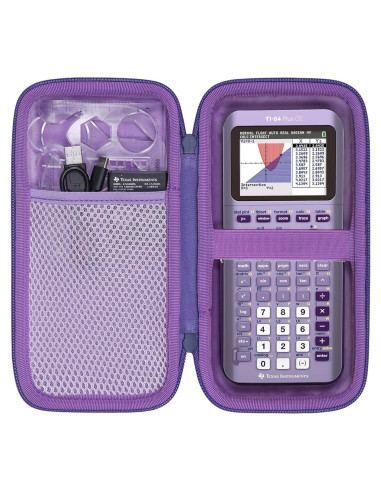 Funda Dura co2CREA para Calculadora TI-84 Plus - Púrpura