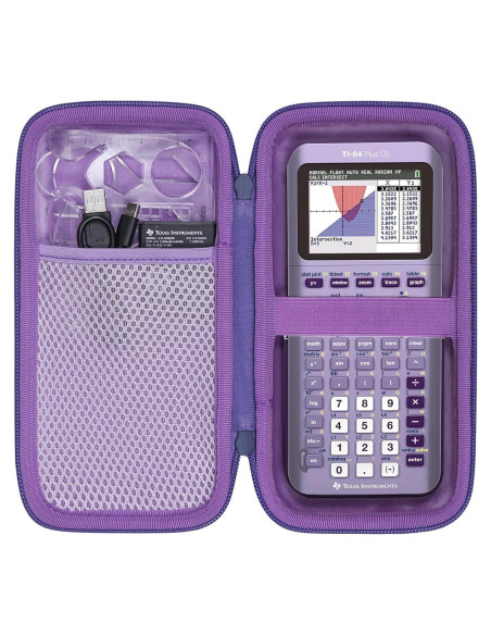 Funda Dura co2CREA para Calculadora TI-84 Plus - Púrpura