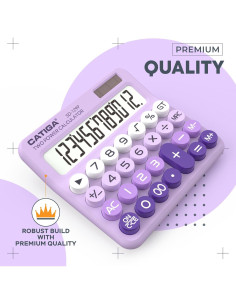 Calculadora Solar Catiga SD-1299 con Pantalla LCD 12 Dígitos 2