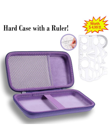 Funda Dura co2CREA para Calculadora TI-84 Plus - Púrpura