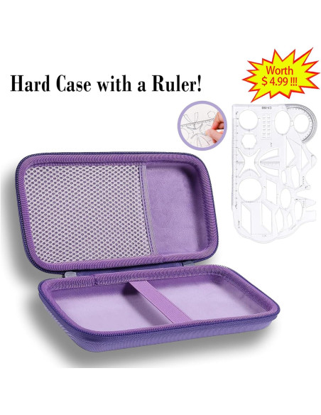 Funda Dura co2CREA para Calculadora TI-84 Plus - Púrpura