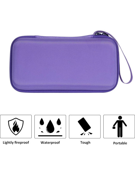 Funda Dura co2CREA para Calculadora TI-84 Plus - Púrpura