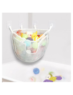 Organizador de Juguetes de Baño DOCMON Blanco Extra Grande