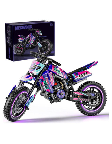 Juego de Bloques de Construcción Mesiondy Motocicleta 476 Piezas