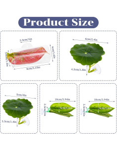 Set de 5 Accesorios para Acuario Betta Quilax - Hamacas y Túnel 2