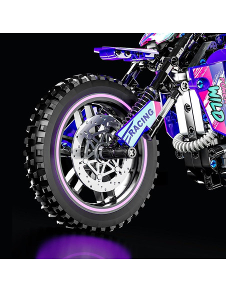 Juego de Bloques de Construcción Mesiondy Motocicleta 476 Piezas