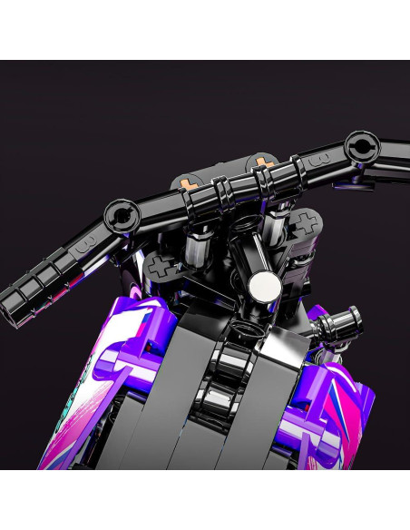 Juego de Bloques de Construcción Mesiondy Motocicleta 476 Piezas