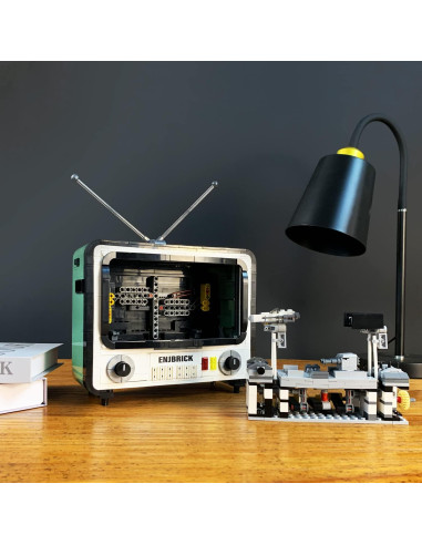 Set de Construcción TV Retro ENJBRICK 1212 Piezas 22x12 cm
