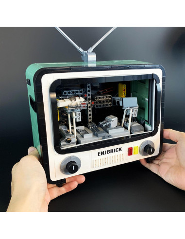 Set de Construcción TV Retro ENJBRICK 1212 Piezas 22x12 cm