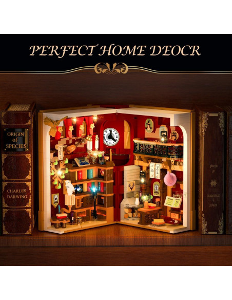 Conjunto de Construcción Magic Book Nook con Luz LED 1015 PCS