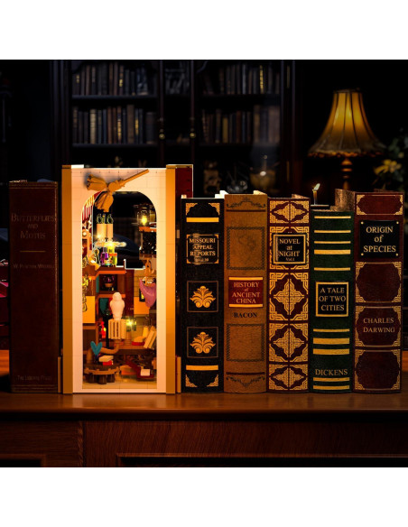Conjunto de Construcción Magic Book Nook con Luz LED 1015 PCS