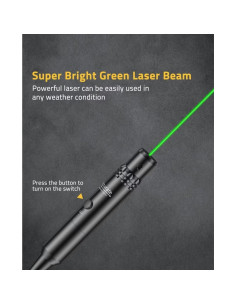 Kit de alineación láser CVLIFE con 32 adaptadores para caza 2