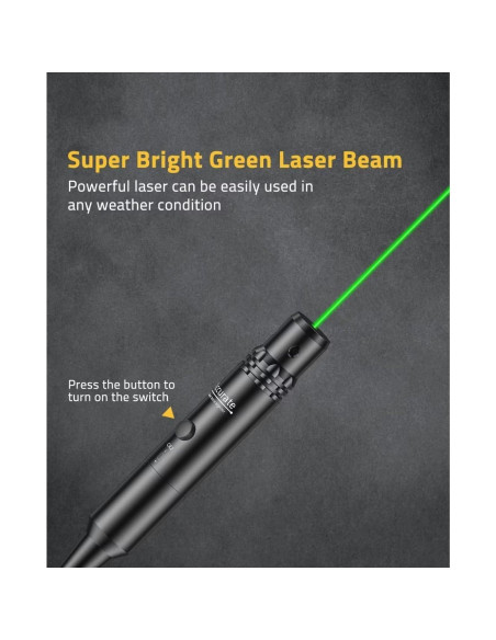 Kit de alineación láser CVLIFE con 32 adaptadores para caza