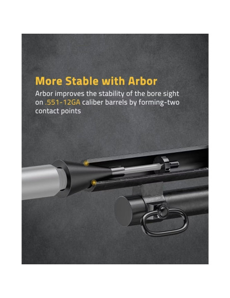 Kit de alineación láser CVLIFE con 32 adaptadores para caza