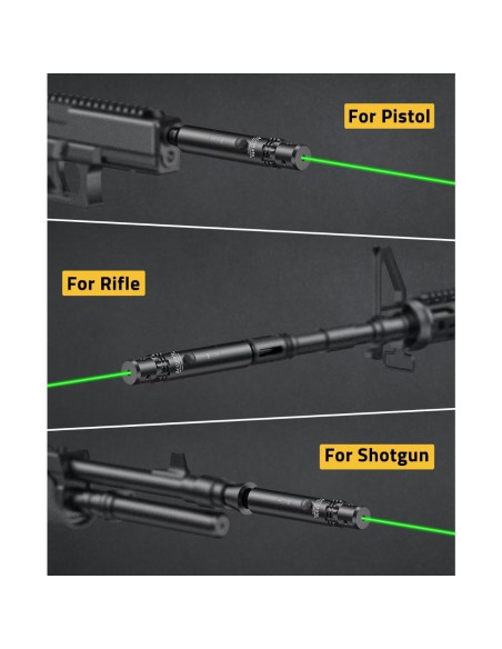 Kit de alineación láser CVLIFE con 32 adaptadores para caza