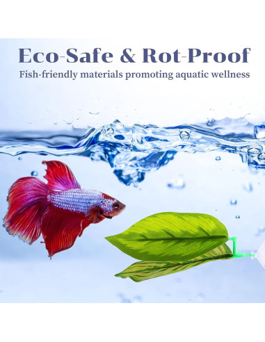 Set de 5 Accesorios para Acuario Betta Quilax - Hamacas y Túnel