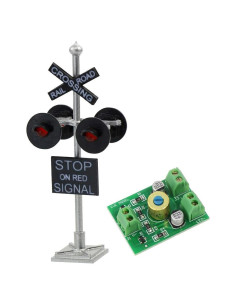 Señal de Cruce de Ferrocarril Evemodel JTD876RP LED 12V