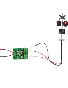 Señal de Cruce de Ferrocarril Evemodel JTD876RP LED 12V 2