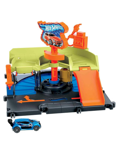 Juego de pista de juguete Hot Wheels City Downtown Express