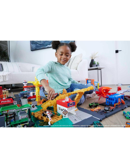 Juego de pista de juguete Hot Wheels City Downtown Express Juego de pista de juguete Hot Wheels City Downtown Express