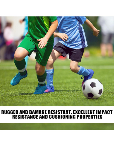 3 Pares Mini Espinilleras Draupnir 10x6 cm para Fútbol