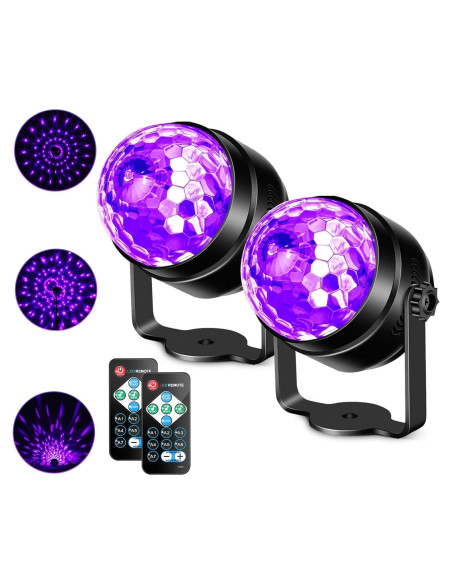 Luces UV Litake 6W Estroboscópicas con Control Remoto