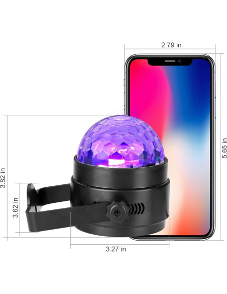 Luces UV Litake 6W Estroboscópicas con Control Remoto