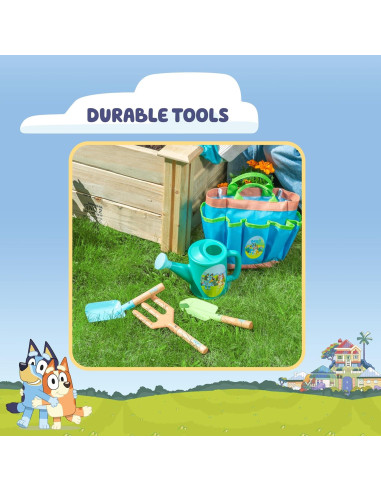 Set de Jardinería Bluey para Niños | Incluye Regadera y Guantes
