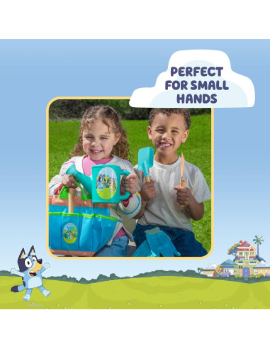 Set de Jardinería Bluey para Niños | Incluye Regadera y Guantes