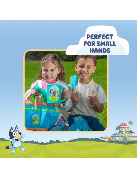 Set de Jardinería Bluey para Niños | Incluye Regadera y Guantes