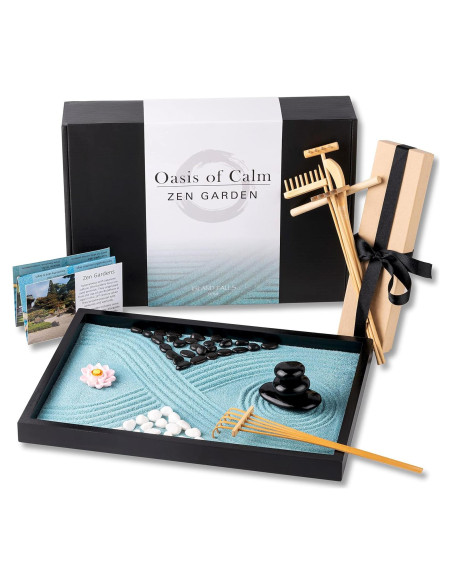 Jardín Zen Island Falls Home 28x20 cm Decoración Japonesa