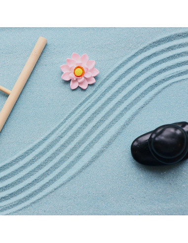 Jardín Zen Island Falls Home 28x20 cm Decoración Japonesa