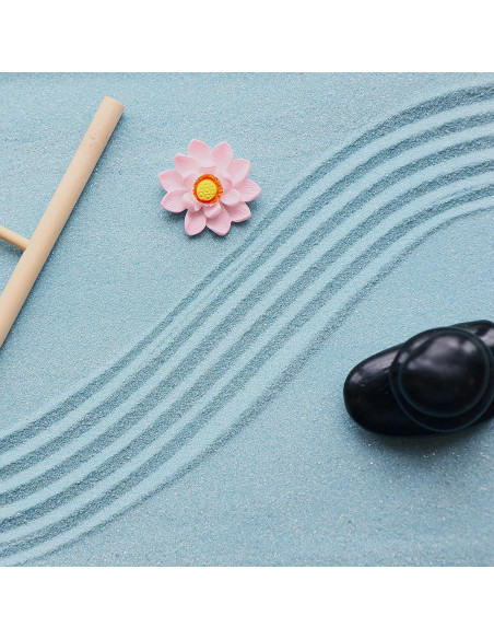 Jardín Zen Island Falls Home 28x20 cm Decoración Japonesa