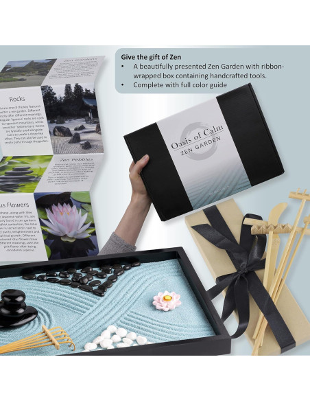 Jardín Zen Island Falls Home 28x20 cm Decoración Japonesa